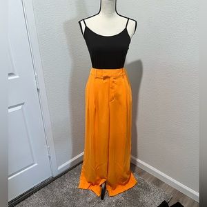 Orange Wide Leg Pants- A New Day